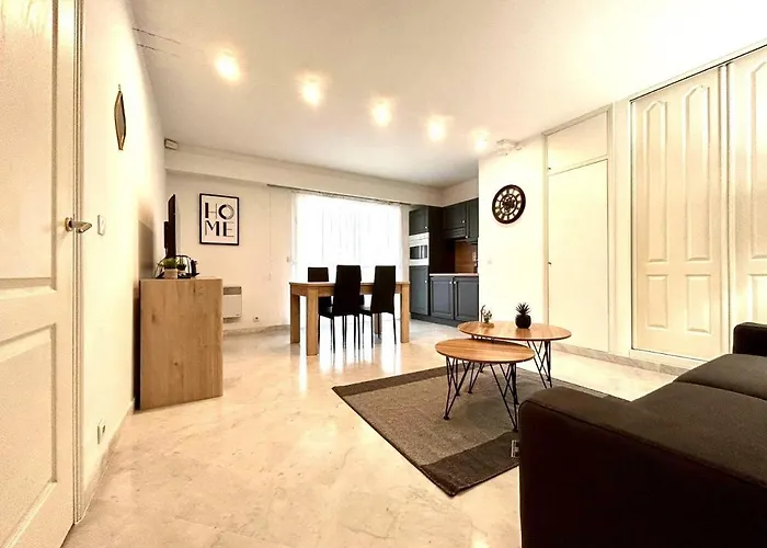 Le Victoria, Beau T2 Au Pied Des Plages, Piscine, Sauna Appartement